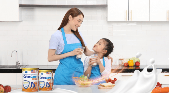 ColosCare Grow+ hỗ trợ bé tăng miễn dịch, cao lớn hơn