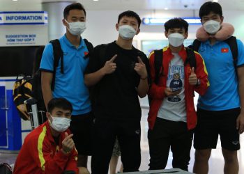 Phan Tuấn Tài cùng đồng đội về TP HCM