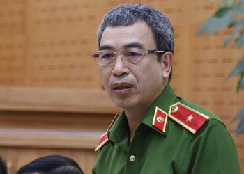 Thiếu tướng Nguyễn Văn Thành tại họp báo. Ảnh: Phạm Dự