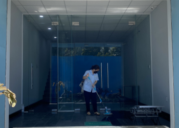 Bên ngoài tòa nhà mà Sheen Mega đặt trụ sở tại quận 1, TP HCM. Ảnh: Tất Đạt