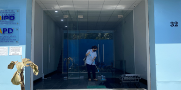 Bên ngoài tòa nhà mà Sheen Mega đặt trụ sở tại quận 1, TP HCM. Ảnh: Tất Đạt