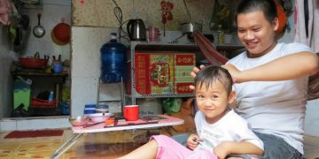 Phòng trọ của gia đình anh Đức Phú ở TP Thủ Đức. Ảnh: Lê Tuyết