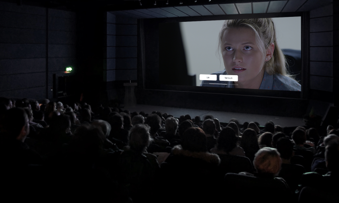 Khán giả có thể lựa chọn hành động của nhân vật khi đang xem phim. Ảnh: CGV